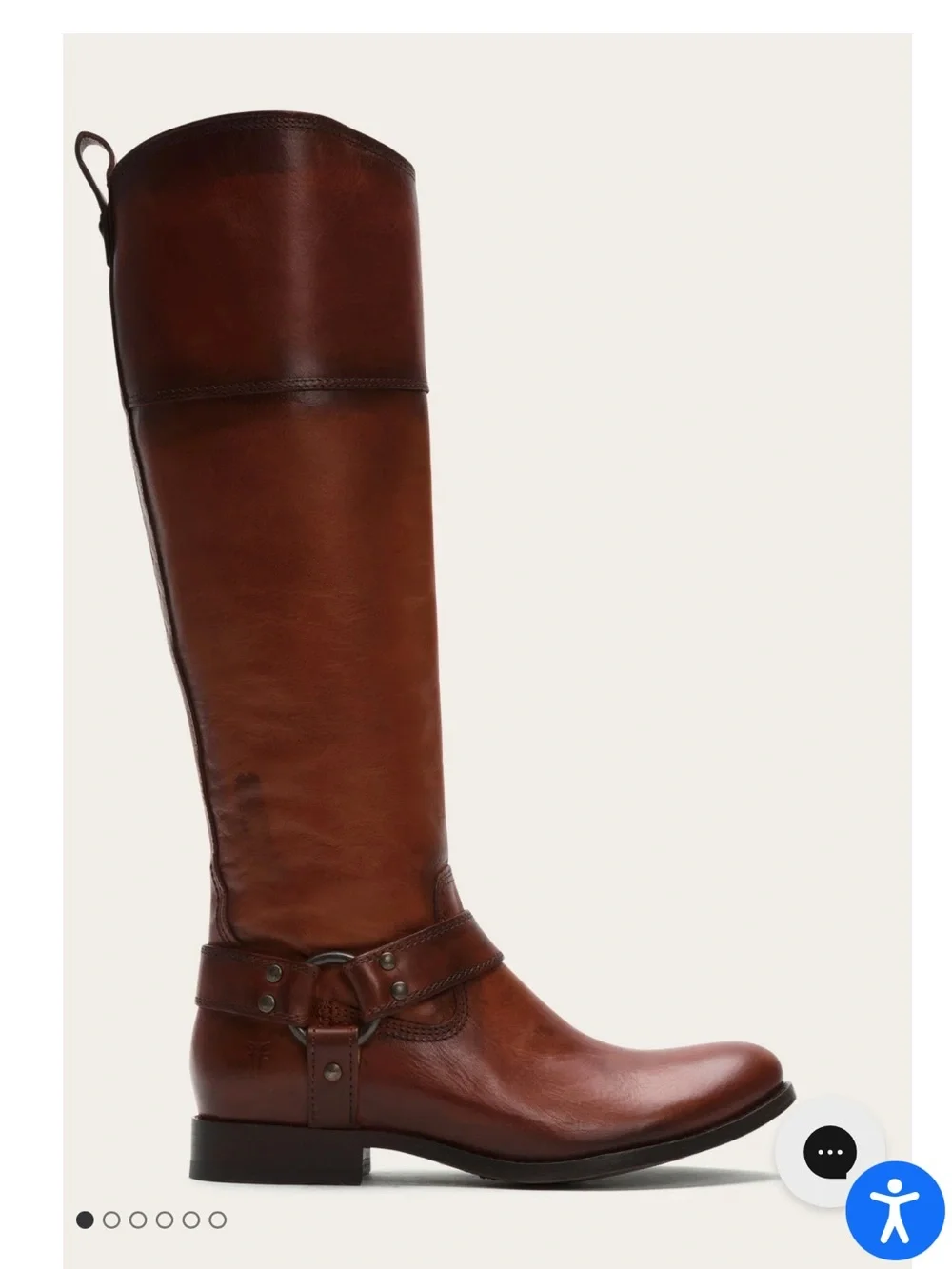 FRYE BOOTS MELISSA HARNESS INSIDE ZIP woman’s 7.5